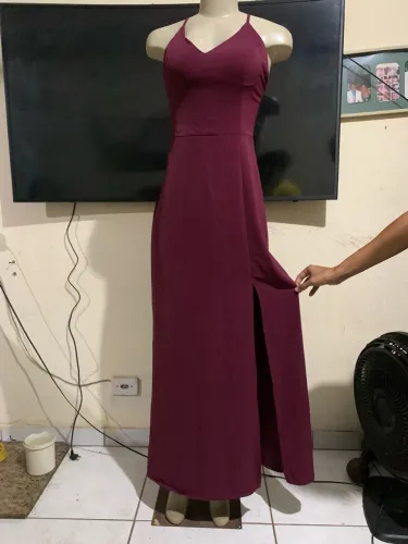 Vestido marsala novo estilo madrinha