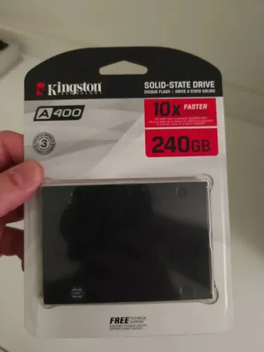 SSD Kingston SATA 240GB | 10x Mais Rápido que HD