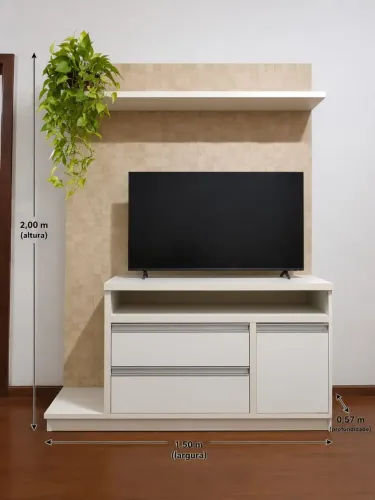 Hack para TV em MDF planejado