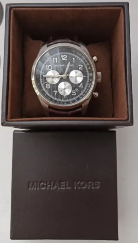 Relógio Michael Kors MK-8126 Cronógrafo Original - Ótimo Estado + Caixa