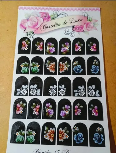 Adesivos para unhas artesanais 