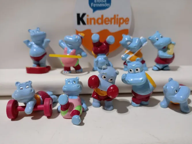 Kinder ovo Hipopótamo Ginástica Completo