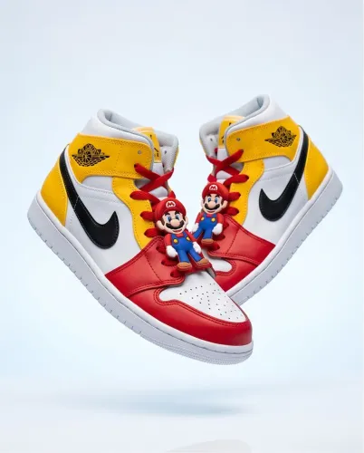 Tênis NIKE do MARIO BROS infantil masculino (5/6 anos)<br>?Tam 30<br>?60,00