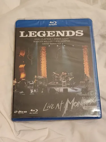 Blu Ray Show Legends Eric Clapton e outros Live At Montreux 1997 lacrado