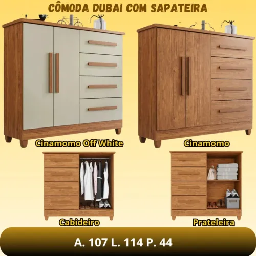 COMODA DUBAI C/ SAP PRIME - CINAMOMO
