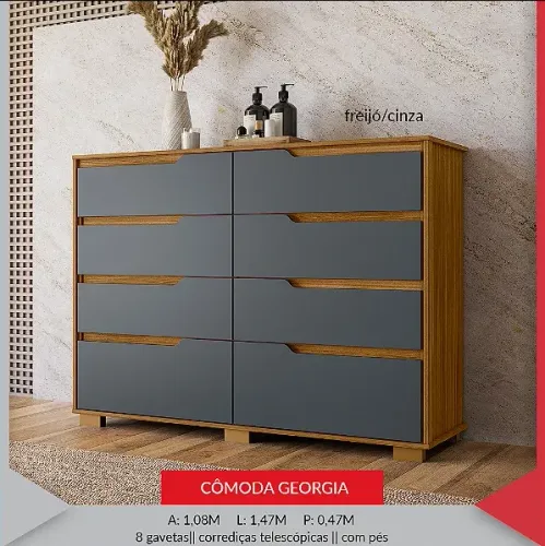 Cômoda Nova Moderna com Excelente Espaço a Partir de R$ 399,90