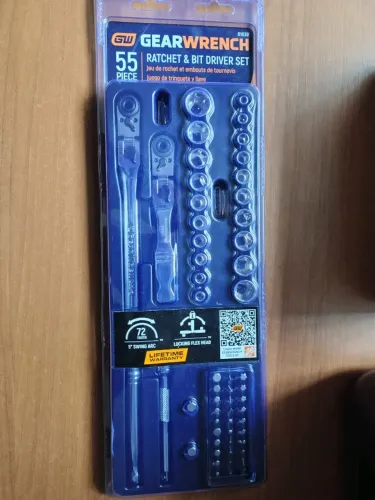 GEARWRENCH 55 PEÇAS 1/4 CATRACA 1/4