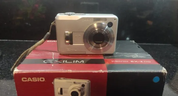 Câmera Digital Vintage Casio Exilim EX-Z110 (Na Caixa!)