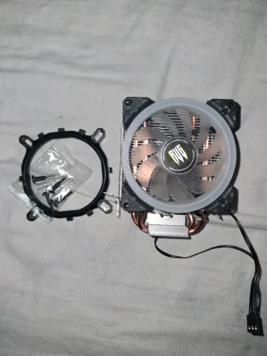 Air Cooler Gamer Duplo com LED RGB (Suporte AM4, LGA 1700 e X99)