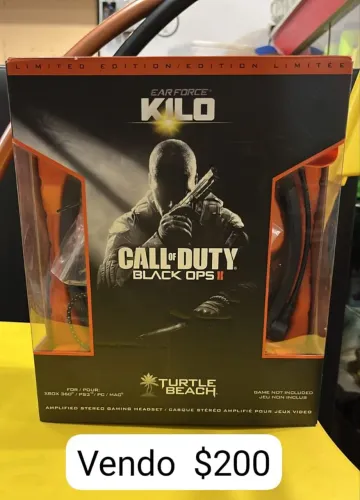 Fone cal duty vídeo game