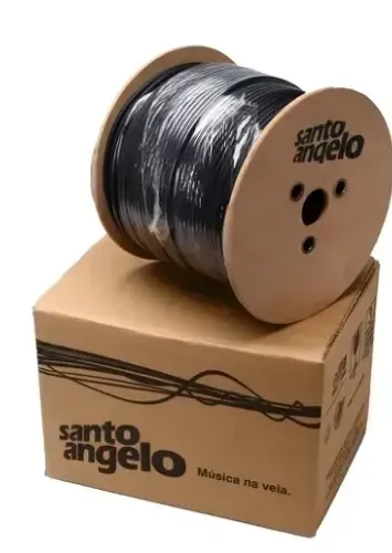 Cabo Em Rolo De Microfone Santo Angelo 0,30mm Mod X30 - 6 Metros