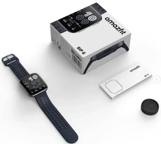 Amazfit Bip 6 - Tela AMOLED grande, GPS integrado, chamadas pelo relógio e muito mais!