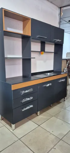 Cozinha compacta 100% em mdf nova com torre quente embutida