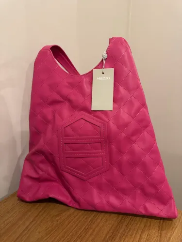 Bolsa Arezzo Hobo Grande Rosa nova 
