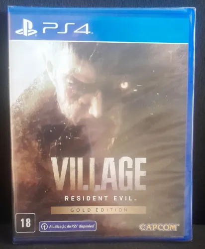 Jogo Resident Evil Village Gold Edition Ps4 Mídia Física Novo Lacrado