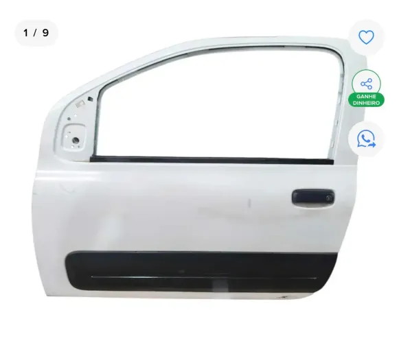 PORTA ESQUERDA FIAT FIORINO 2015 2016 2017 2018 2019 2020 2021 2022 2023 2024 
