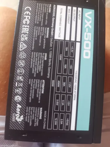 Vendo fonte VX-500 semi nova