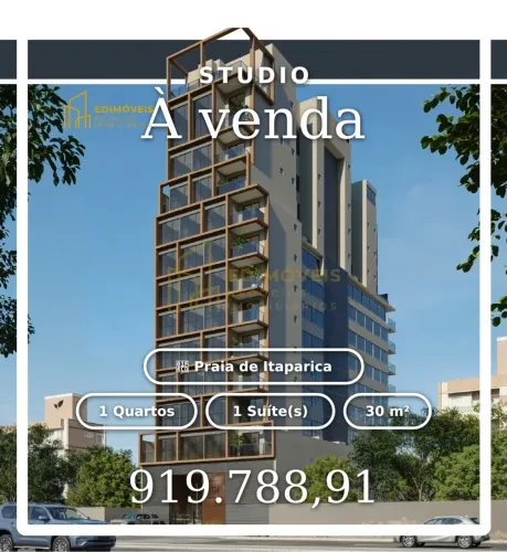 Praia de Itaparica: Studio Cobertura com Piscina e Espaço Gourmet