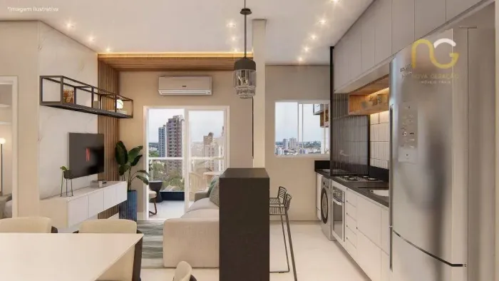 Apartamento Garden com 2 dormitórios à venda, 67 m² por R$ 526.650,00 - Guilhermina - Prai
