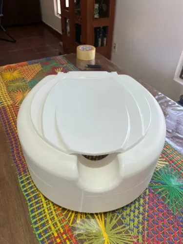 Assento Sanitário Elevado 13cm Sem Uso