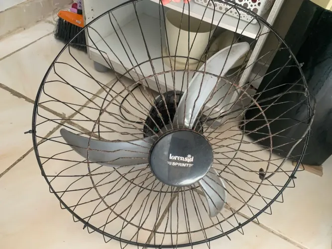 Ventilador de parede 60cm funcionando pra sair logo
