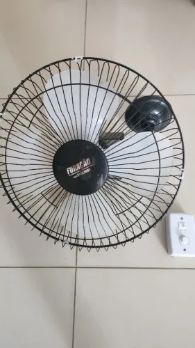 ventilador de parede 50 cm preto