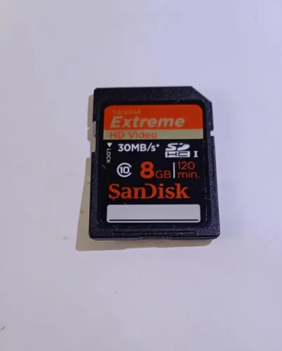 Cartão de Memória SanDisk Extreme 8GB SD HC