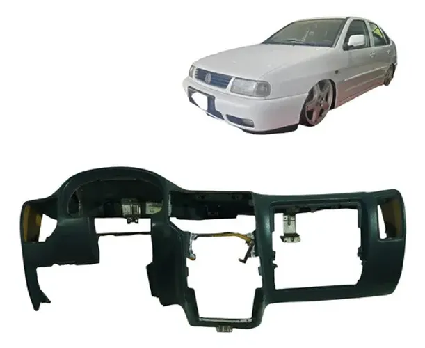 Capa Painel Tabelier Instrumento Vw Polo Classic 1996 1999 C Cinza-escuro