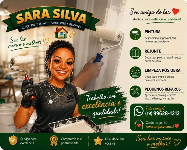 Amiga do lar ,Sara Silva acabamentos
