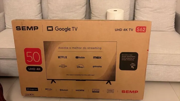 Smart tv 50 polegadas semp s62