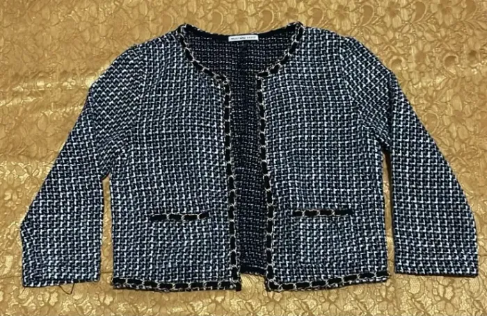 CASACO EM TWEED (feminino) TAMANHO no 38 HOJE 12/06 R$ 69,99