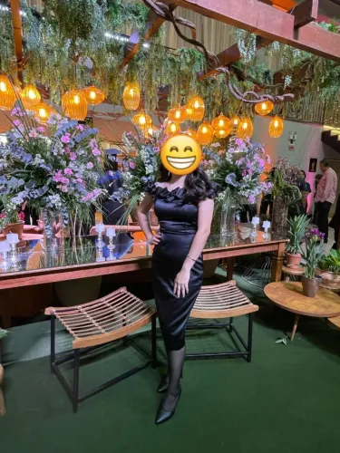 Vestido social midi