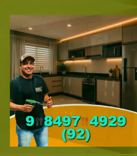 Montador de Móveis com garantia de qualidade e segurança para sua casa!