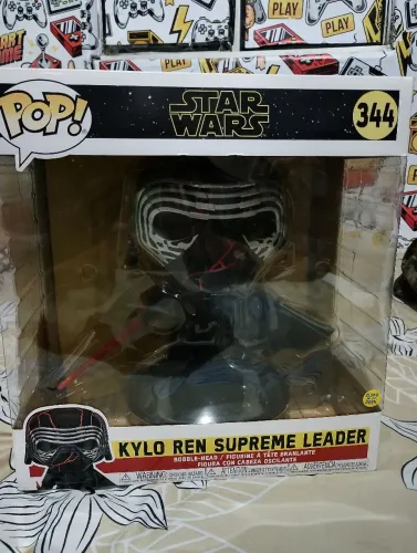 Funk Pop kylo Ren Supreme leader 344 Super Sized Star Wars faço Olx pay