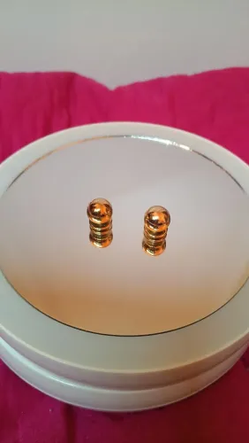 Pins Bolinhas Douradas para Crocs/Babuche