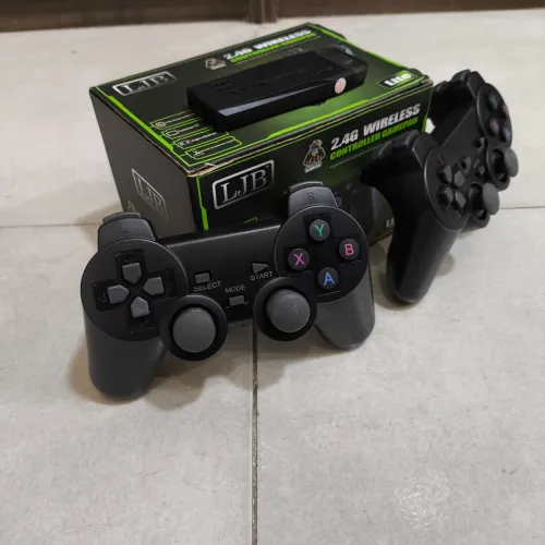 Game Stick Retro 4K - Completo com 2 Controles Sem Fio (Apenas testado)