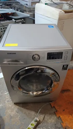Lava e seca Samsung 10 kg ecobublle prata