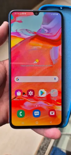 Samsung A70 100% original 128 GB 6 da Ram NFC biometria na tela 