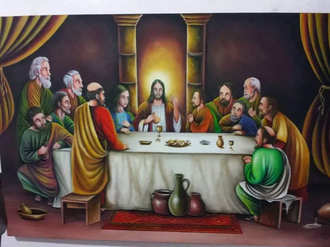 Telas pintadas há mão por encomendas