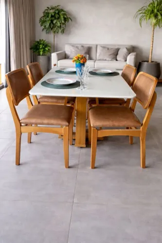 Conjunto de mesa com 4 cadeiras