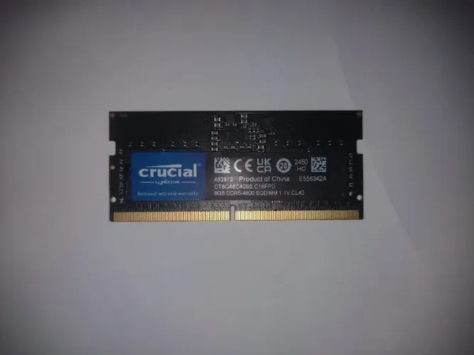 memória ram 8gb DDR5 4800mhz