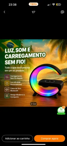 Alto falante bluetooth moderno 