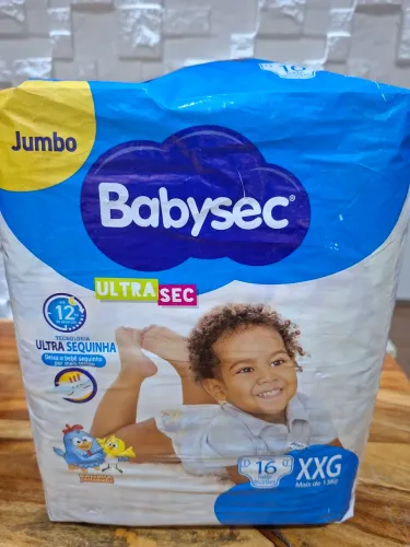 Fralda Babysec- Ultra Sec XXG