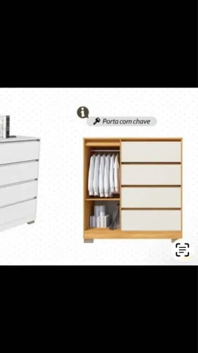 Cômoda grande semi novo 