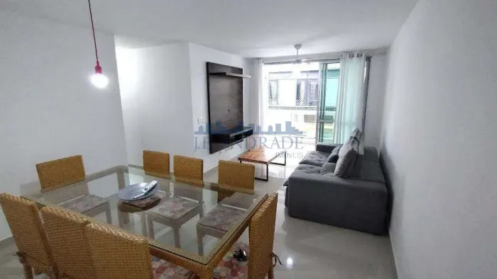 Recreio dos Bandeirantes, 3 quartos (suíte) com mobília, 2 vagas. Rua Hermes de Lima