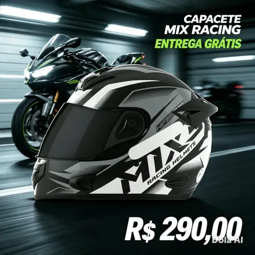 Capacete esportivo - ENT GRÁTIS