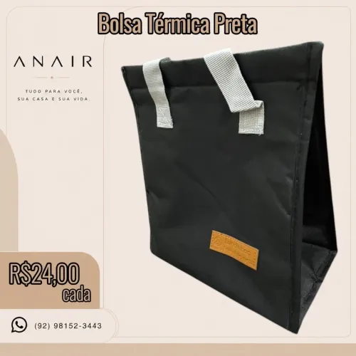 Bolsa Térmica Preta