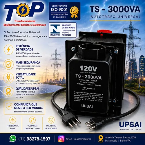 Transformador 3.000va