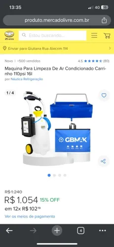 Máquina de manutenção de ar condicionado