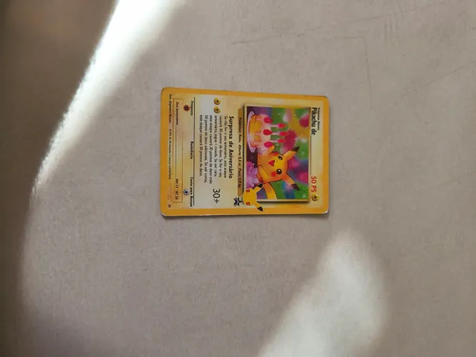 Pikachu de aniversário